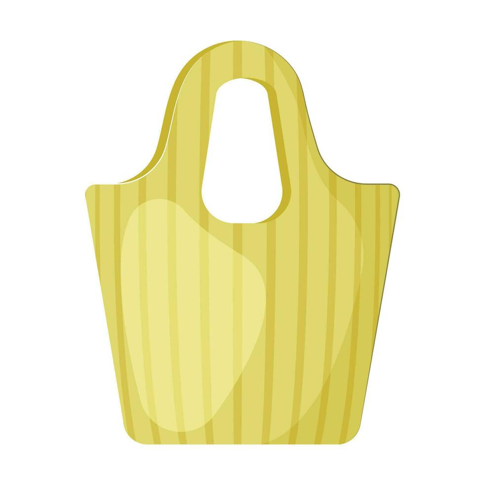 Fashion accessory for women. Summer beach bag. Stylish or trendy handbag. vector