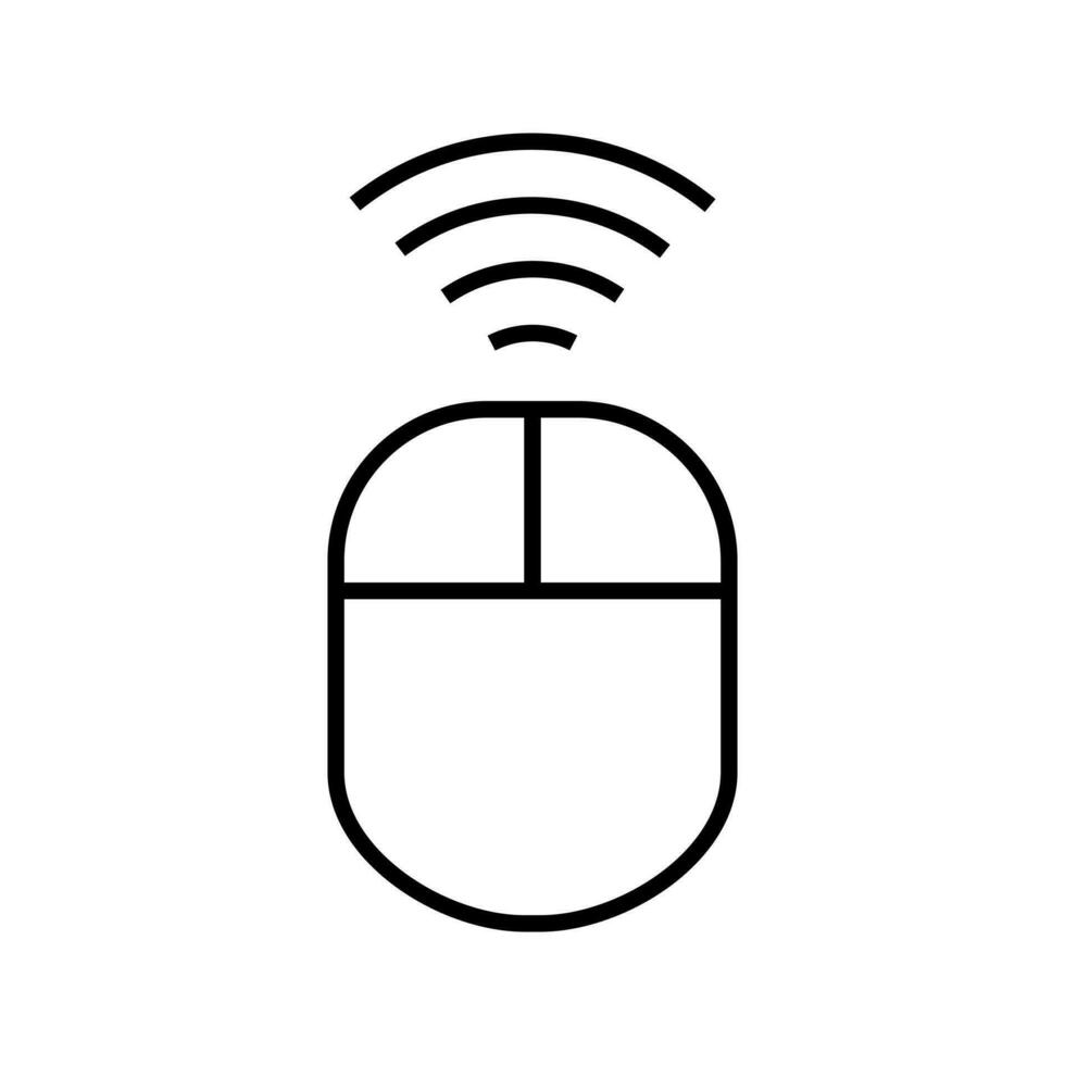 Wireless input device Vector Icon