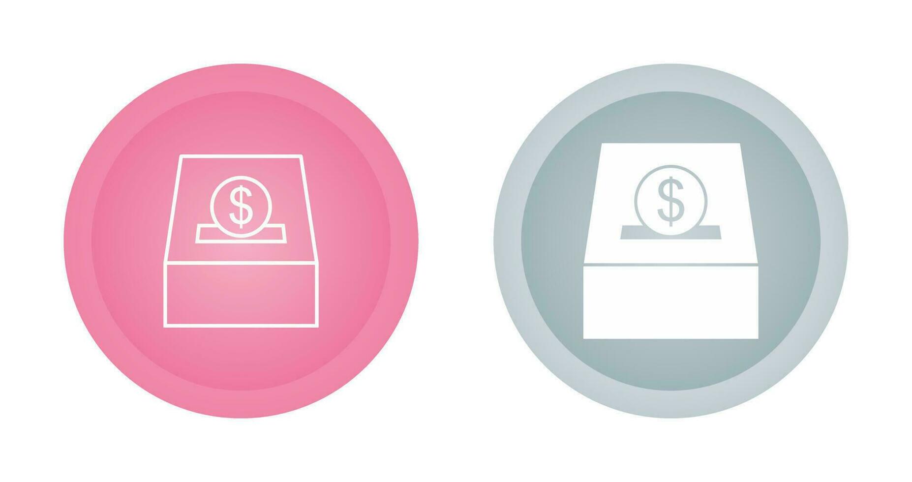 Charity Box Vector Icon