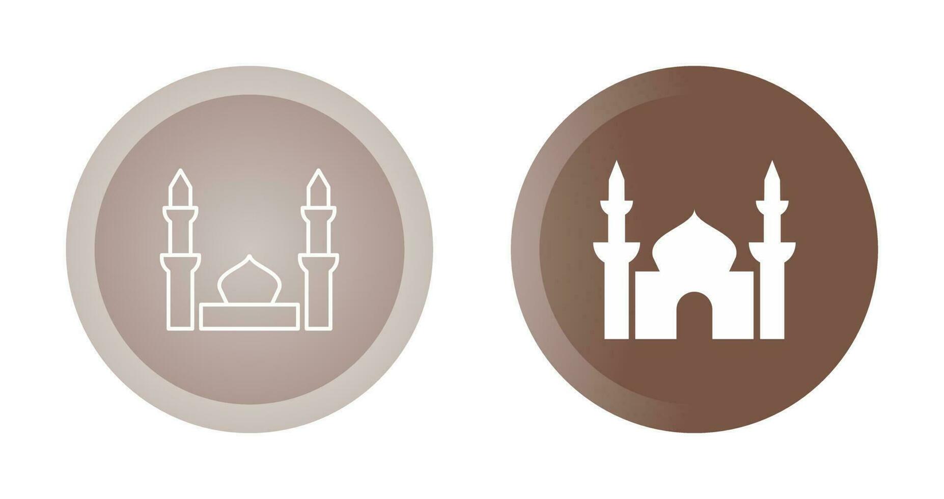 icono de vector de mezquita