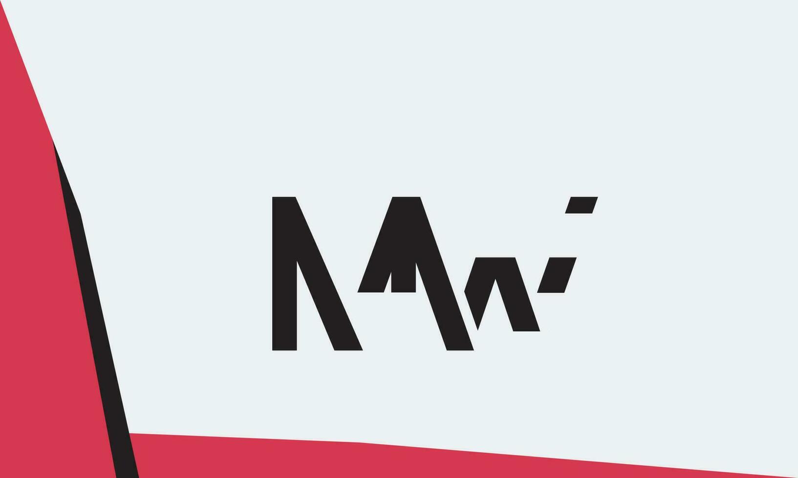 Alphabet letters Initials Monogram logo MW, WM, M and W vector