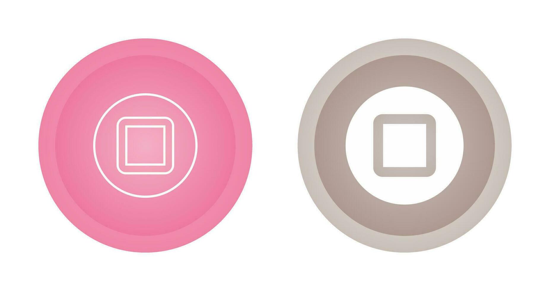 Stop Vector Icon