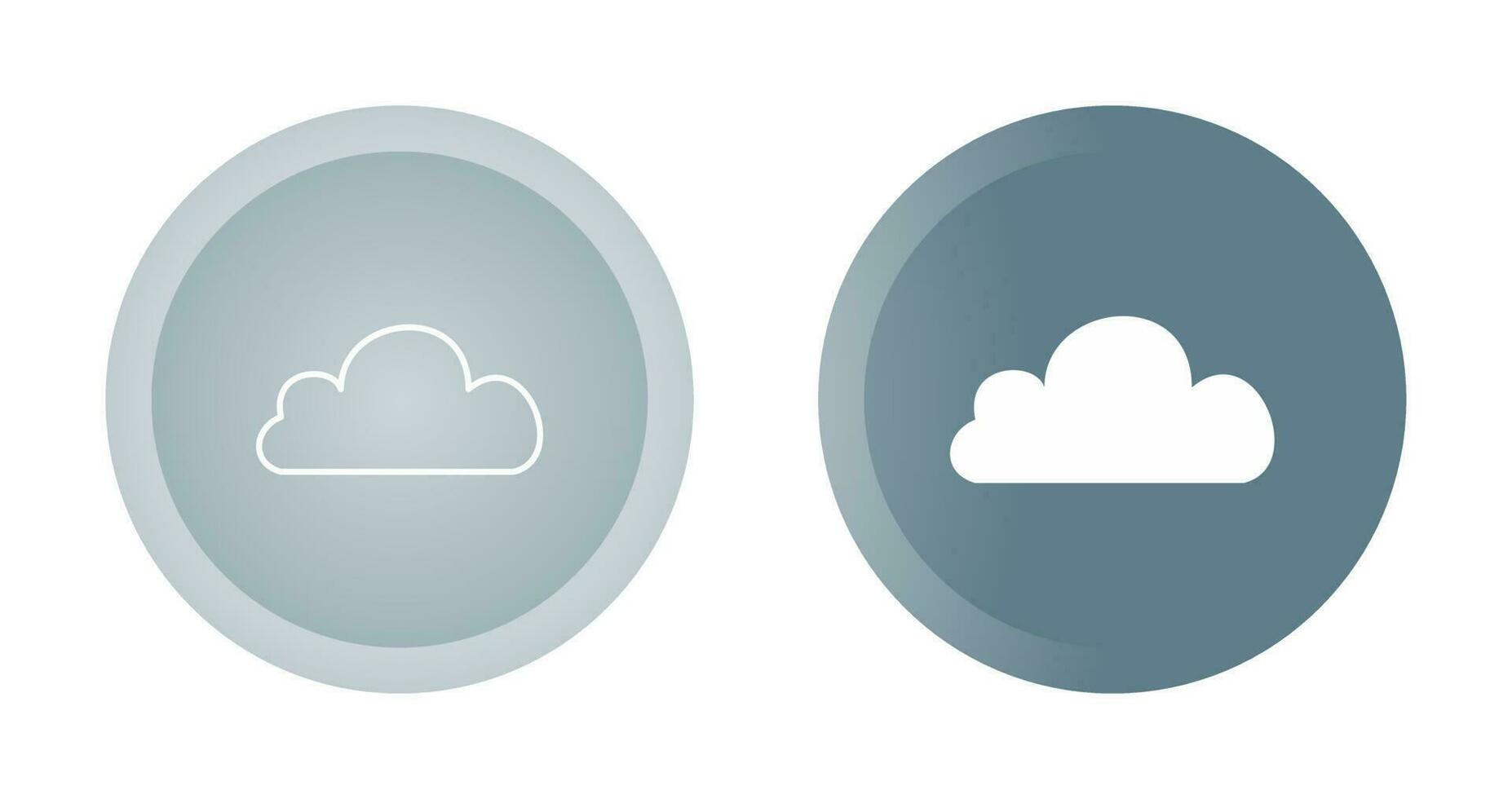 icono de vector de nube