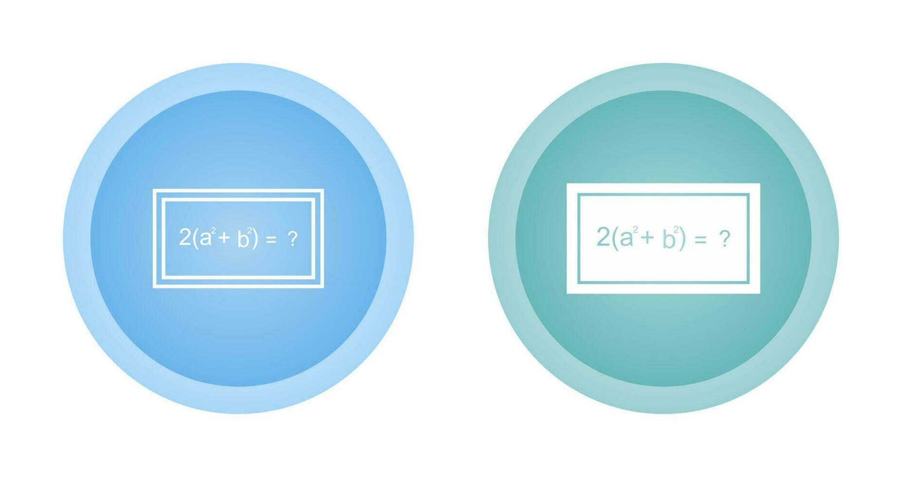 Solving Formula Vector Icon