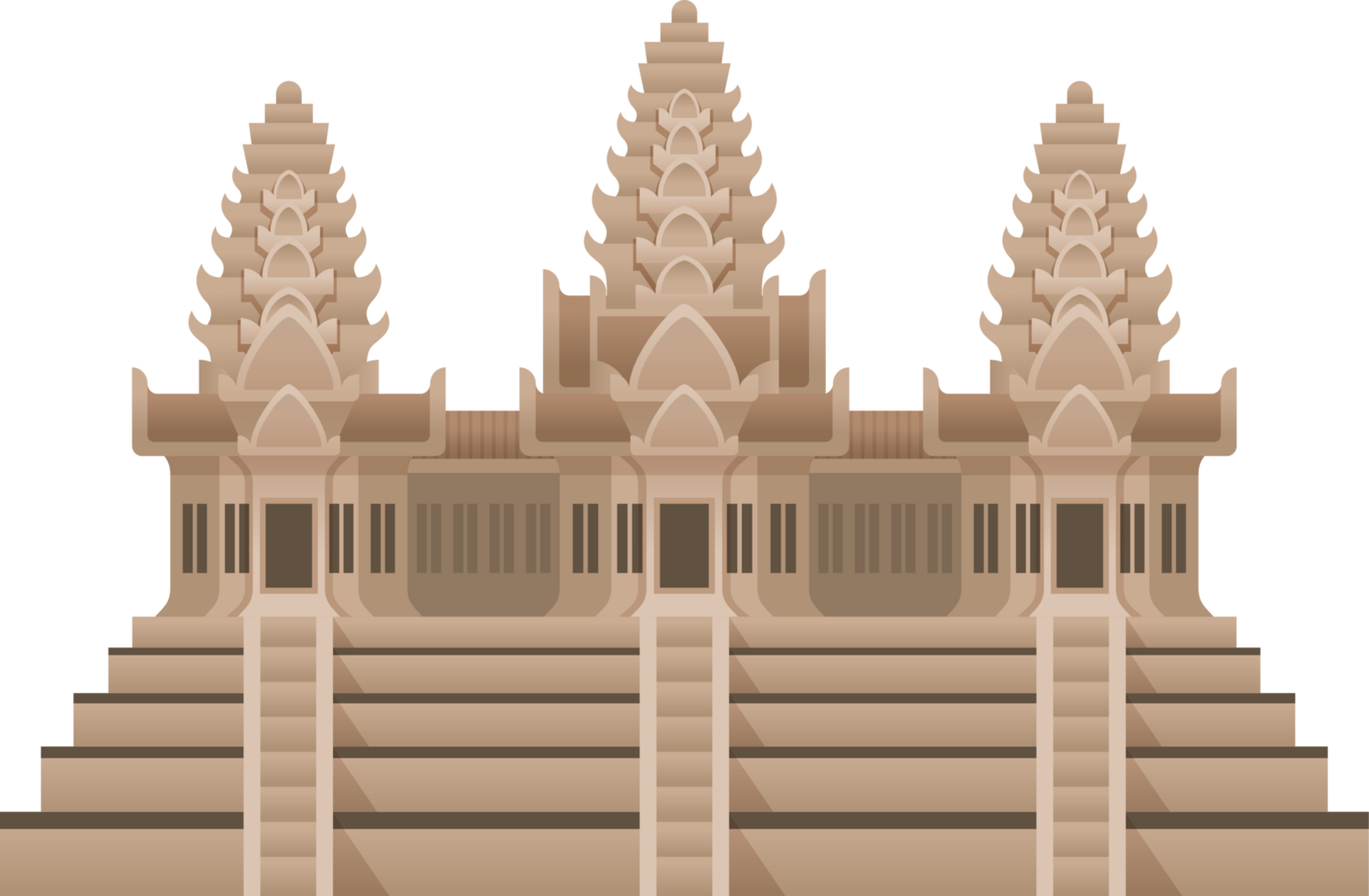 Cambodja Angkor wat oriëntatiepunten png