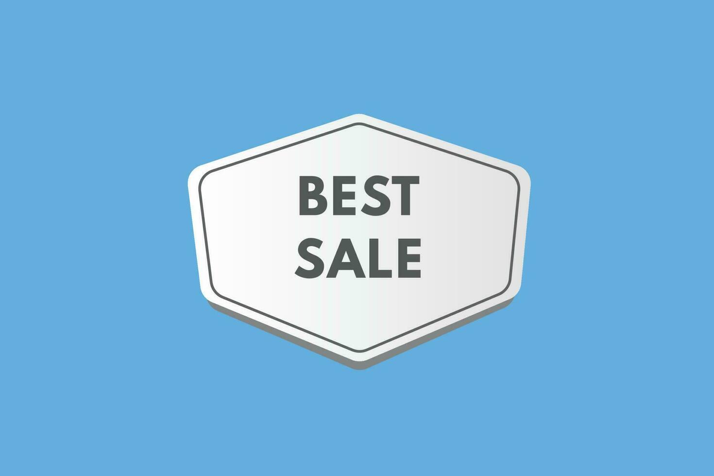 Best Sale text Button. Best Sale Sign Icon Label Sticker Web Buttons vector