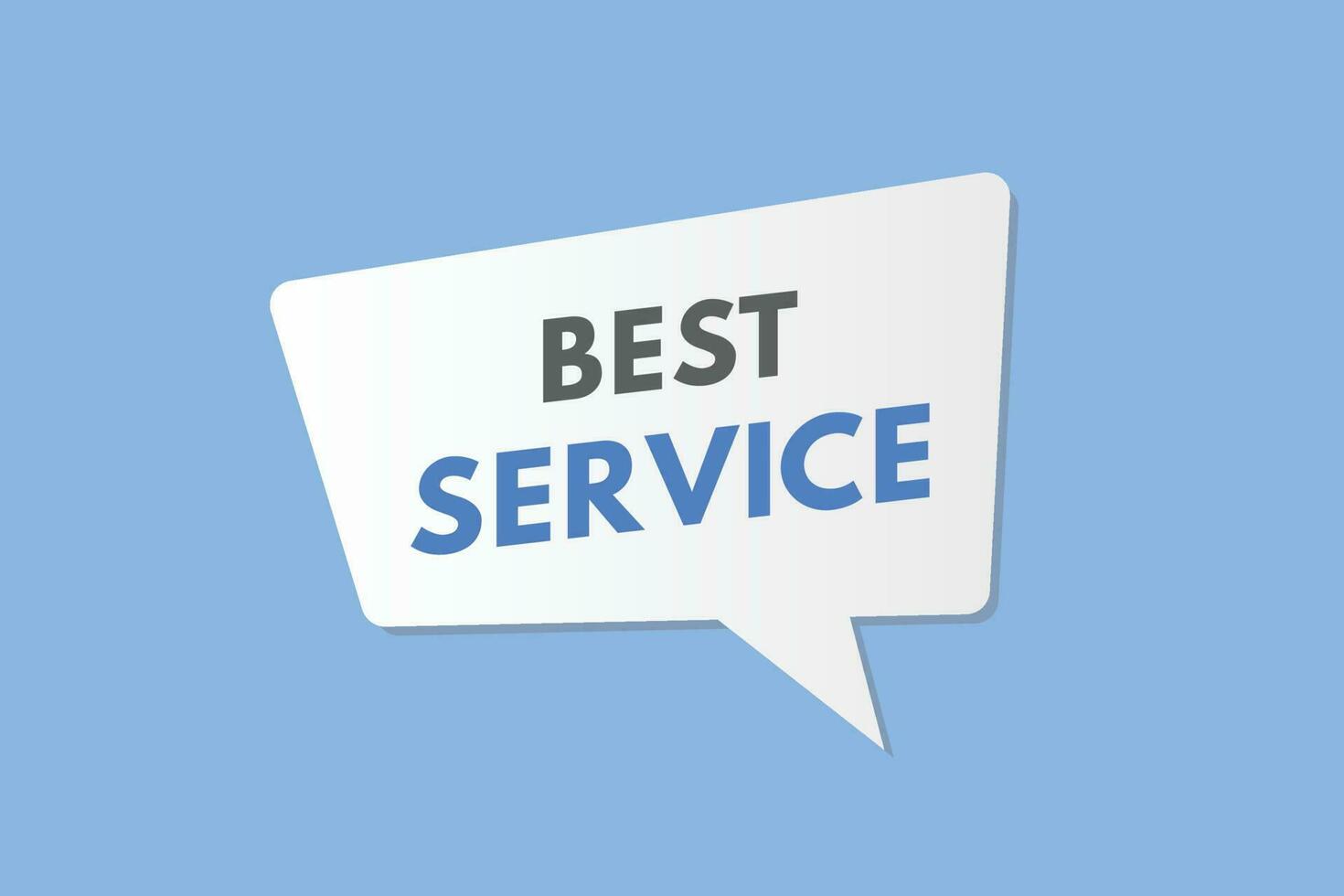 Best Service text Button. Best Service Sign Icon Label Sticker Web Buttons vector