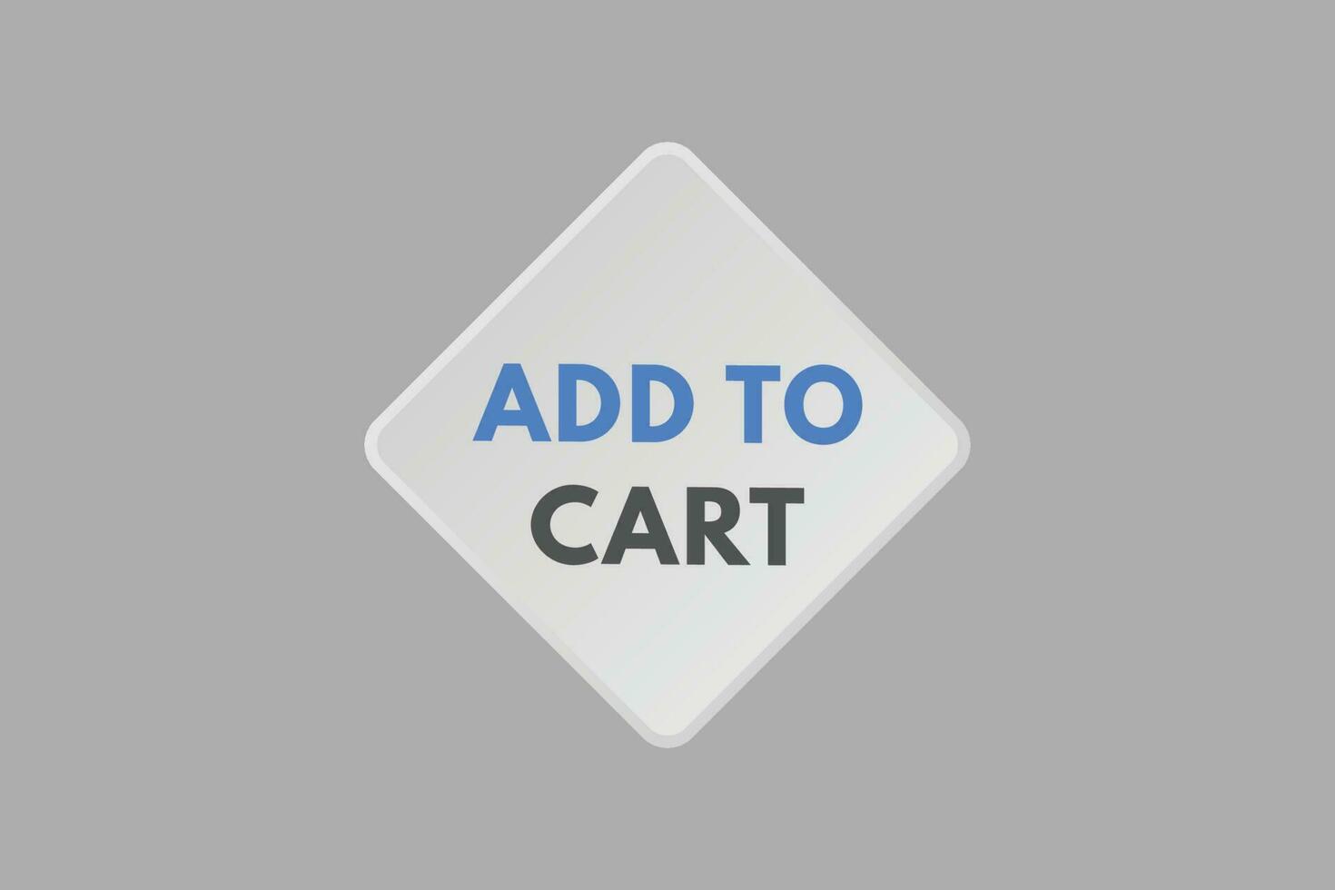 Add to cart text Button. Add to cart Sign Icon Label Sticker Web Buttons vector