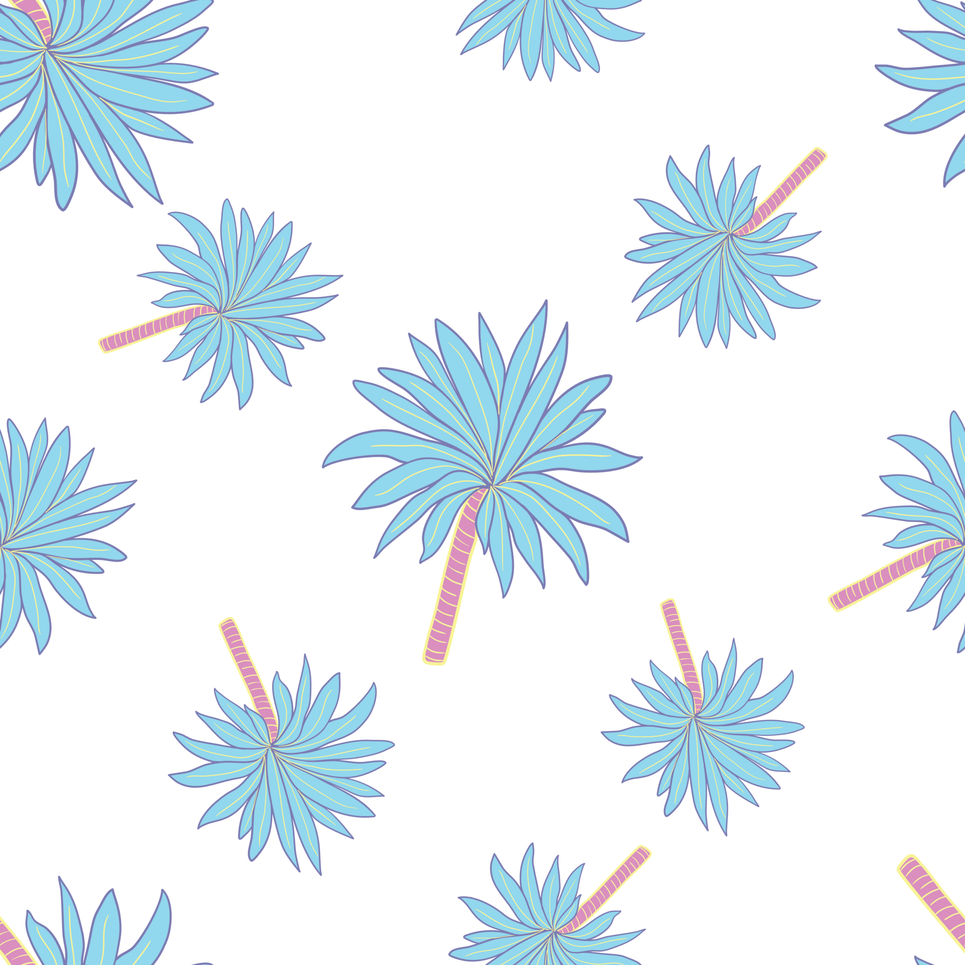 palm-tree-pattern-retro-style-23651600-png