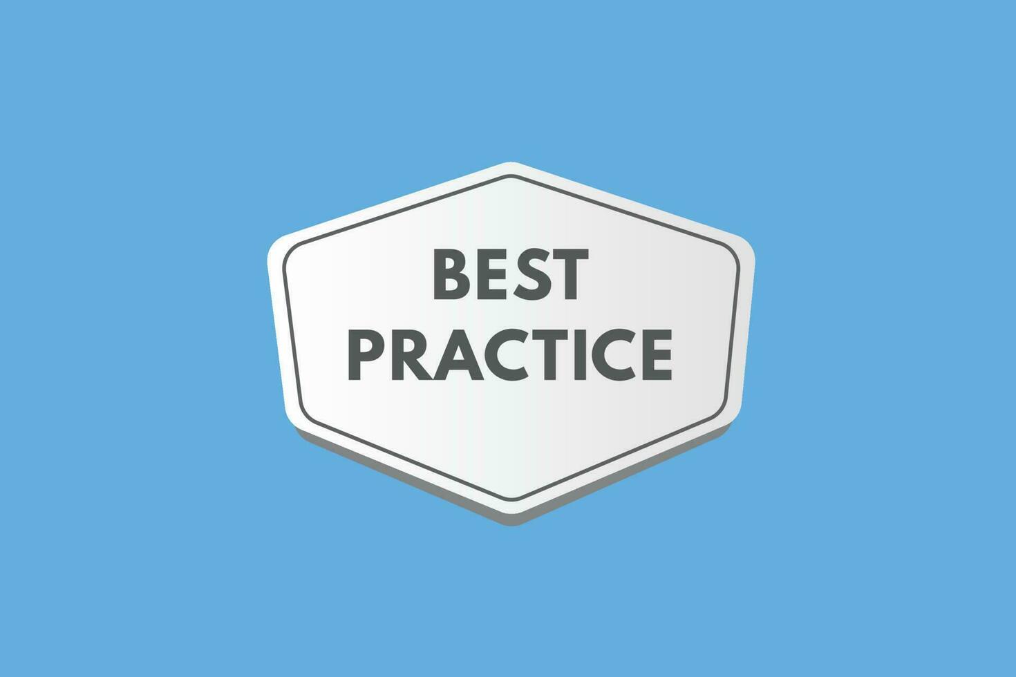 Best Practice text Button. Best Practice Sign Icon Label Sticker Web Buttons vector