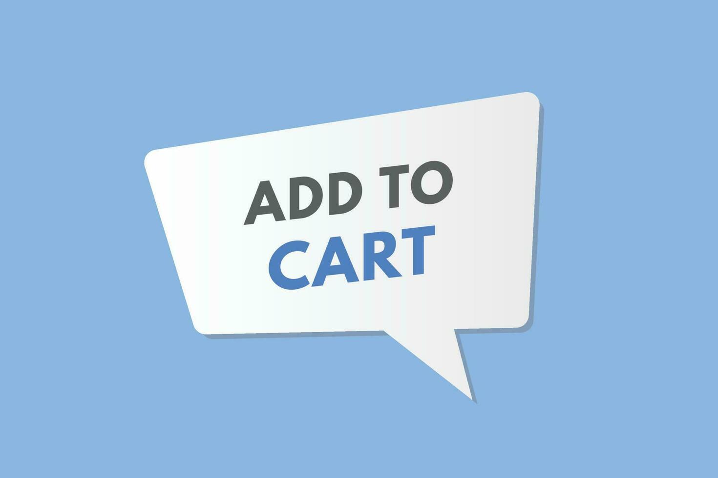 Add to cart text Button. Add to cart Sign Icon Label Sticker Web Buttons vector