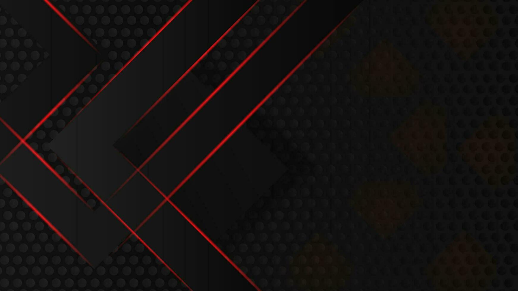 Black abstract layer geometric illustration background for card, vector