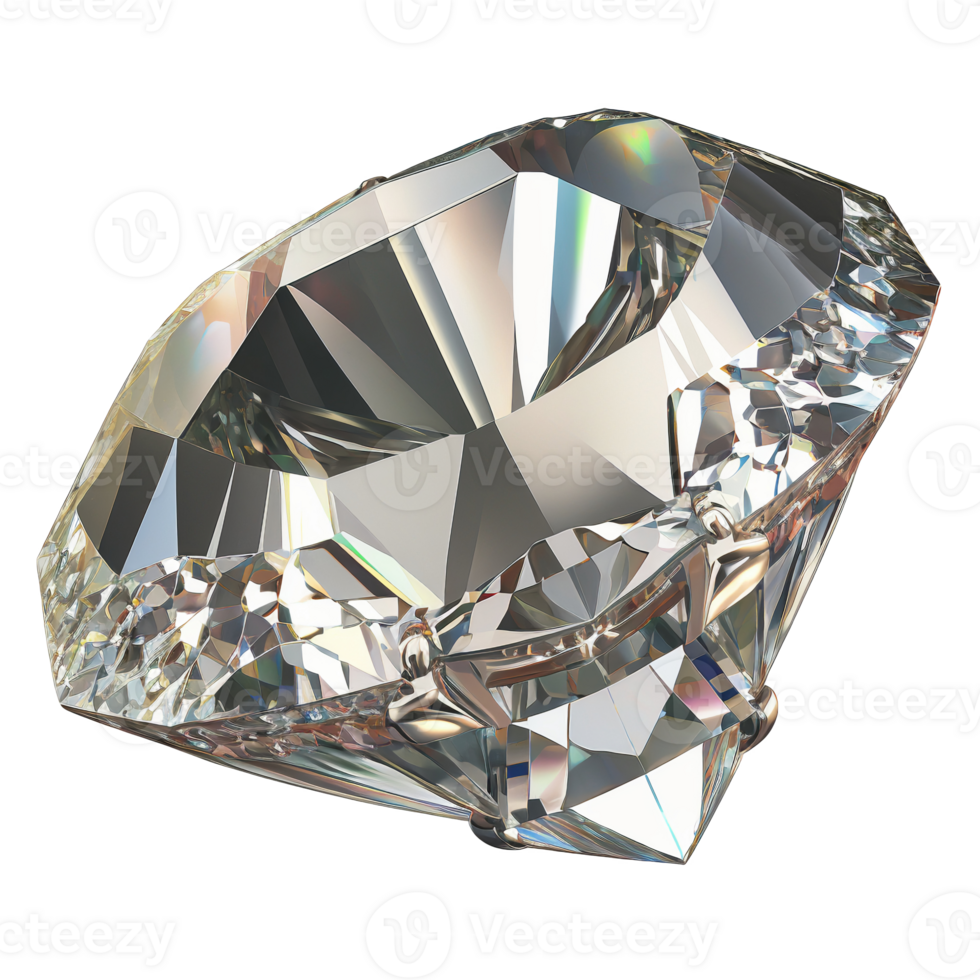 Dazzling diamond, created with png