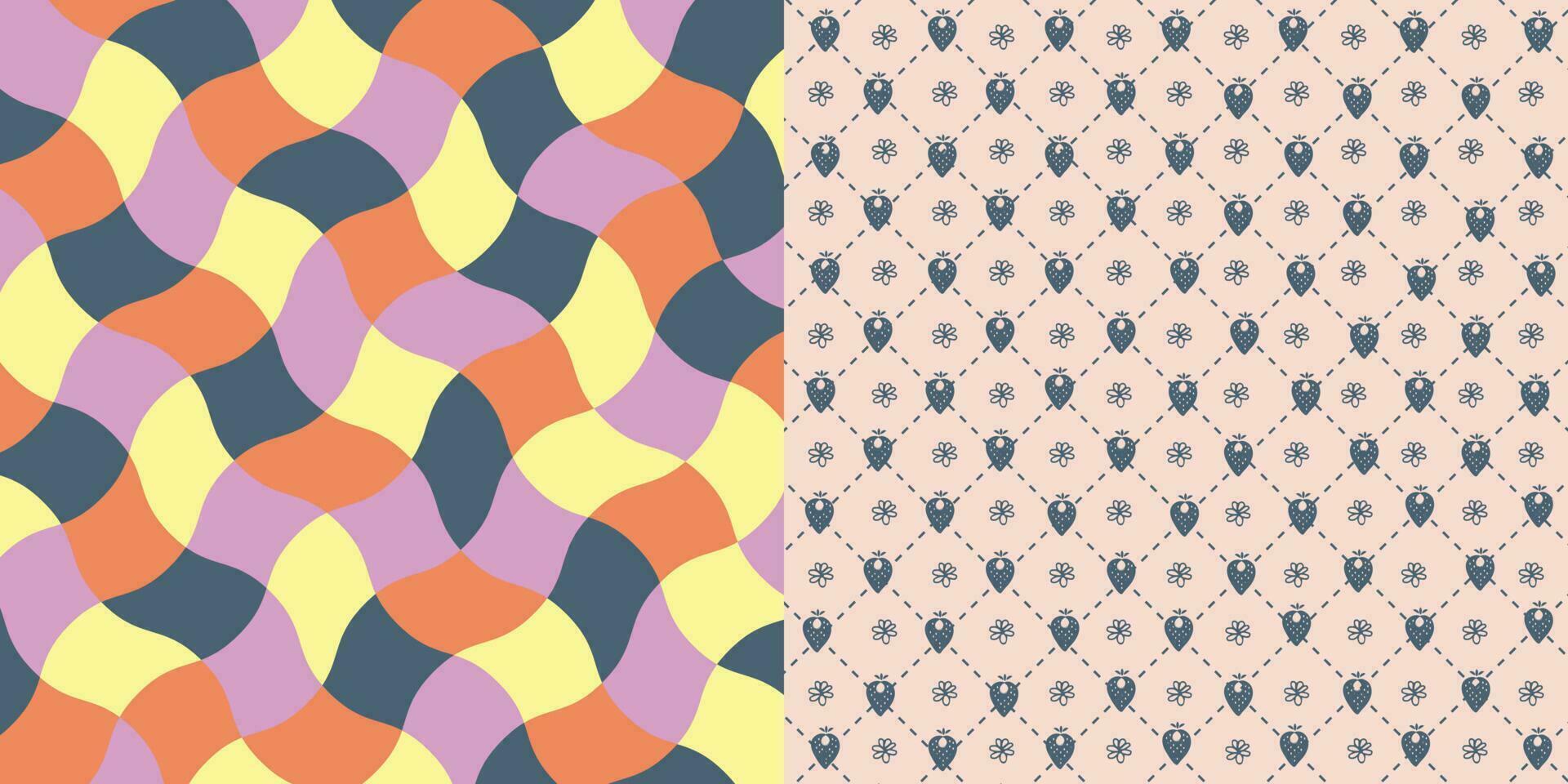 Seamless geometric minimalistic patterns. Simple graphic design. Trendy hipster sacred geometry. vector