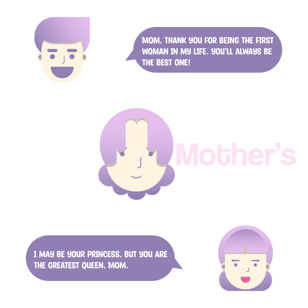 feliz dia de LA MADRE png