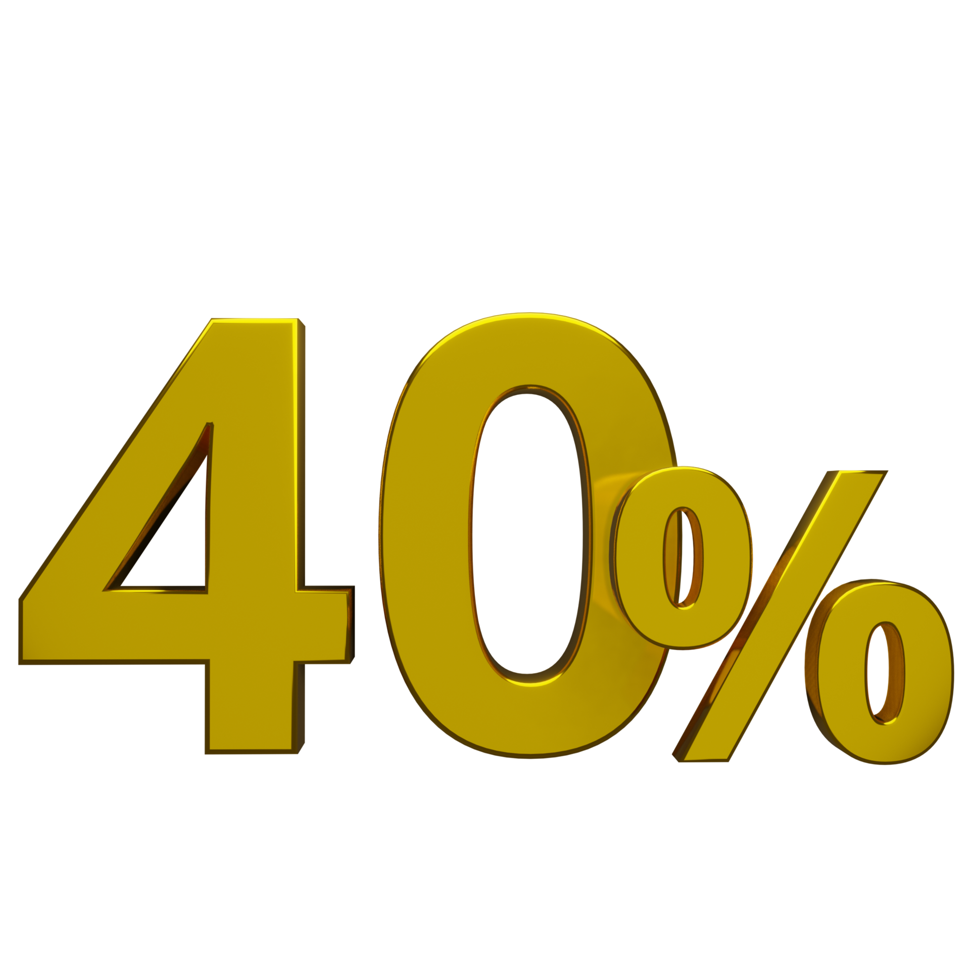 3d-gold-40-percent-discount-23651968-png