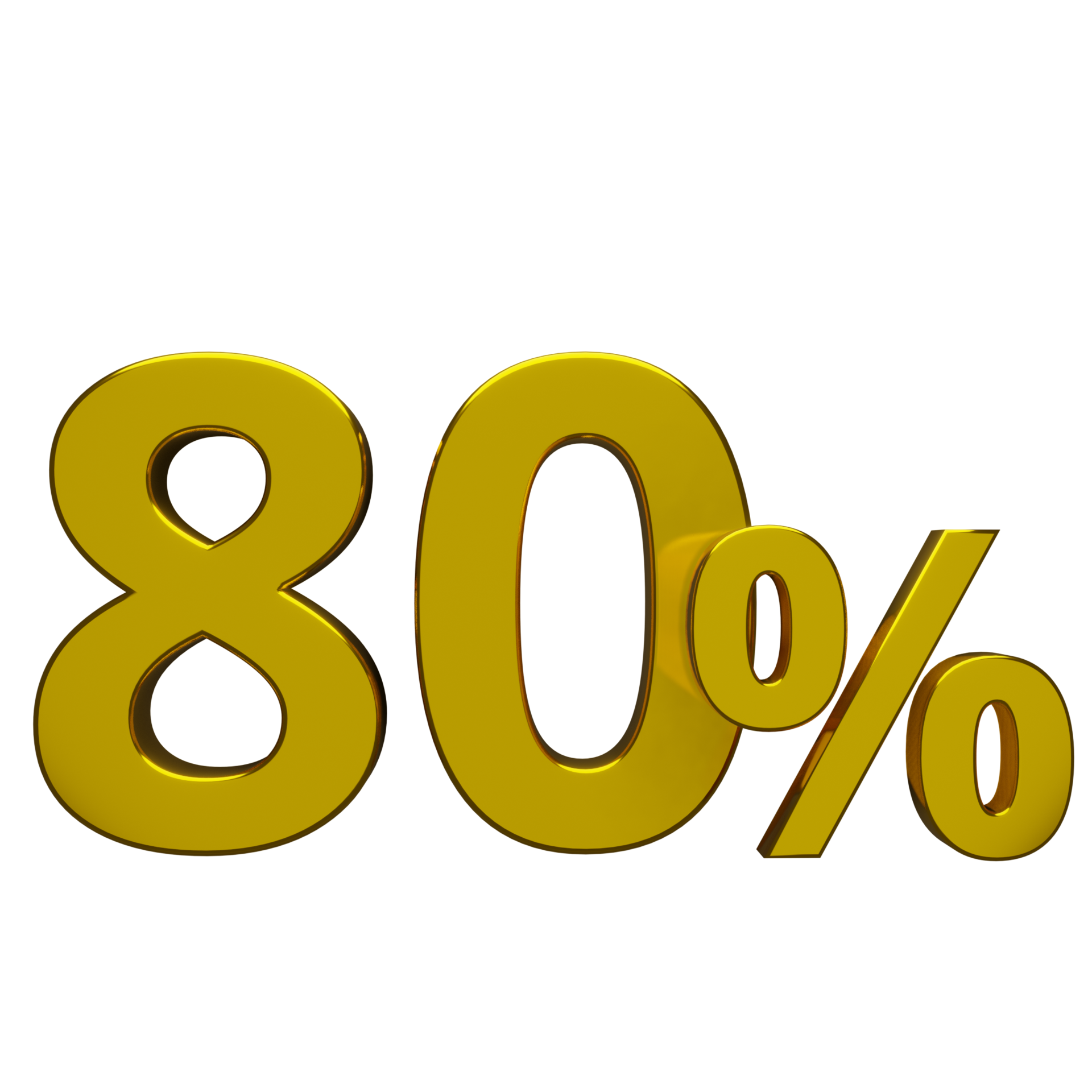 3D Gold 80 Percent Discount 23651970 PNG more-than-80-percent-of-voters-are-worried-about-us-democracy-poll