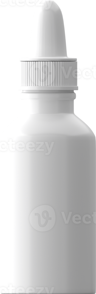 Blank serum bottle skincare. Dropper bottle for mockup. png