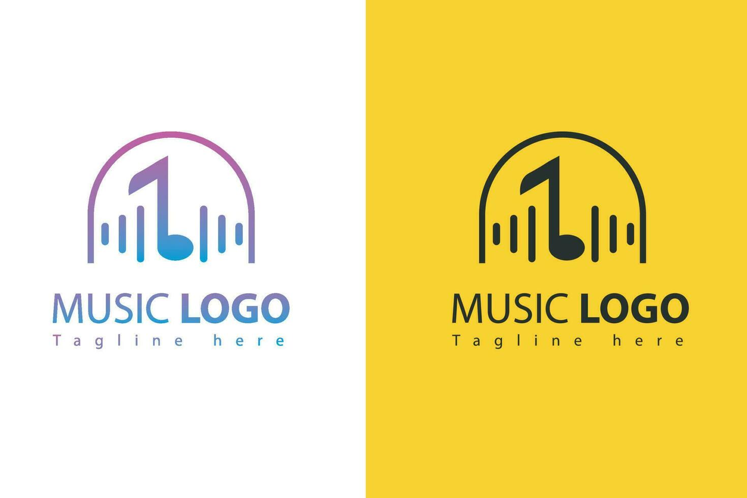 micrófono icono música y sonido negocio logo plantillas música logo vector con moderno estilo