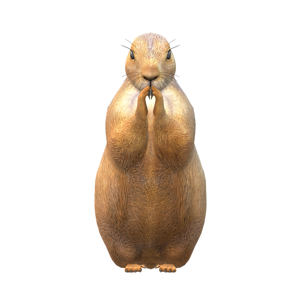 Prairie Dog isolated on a Transparent Background png