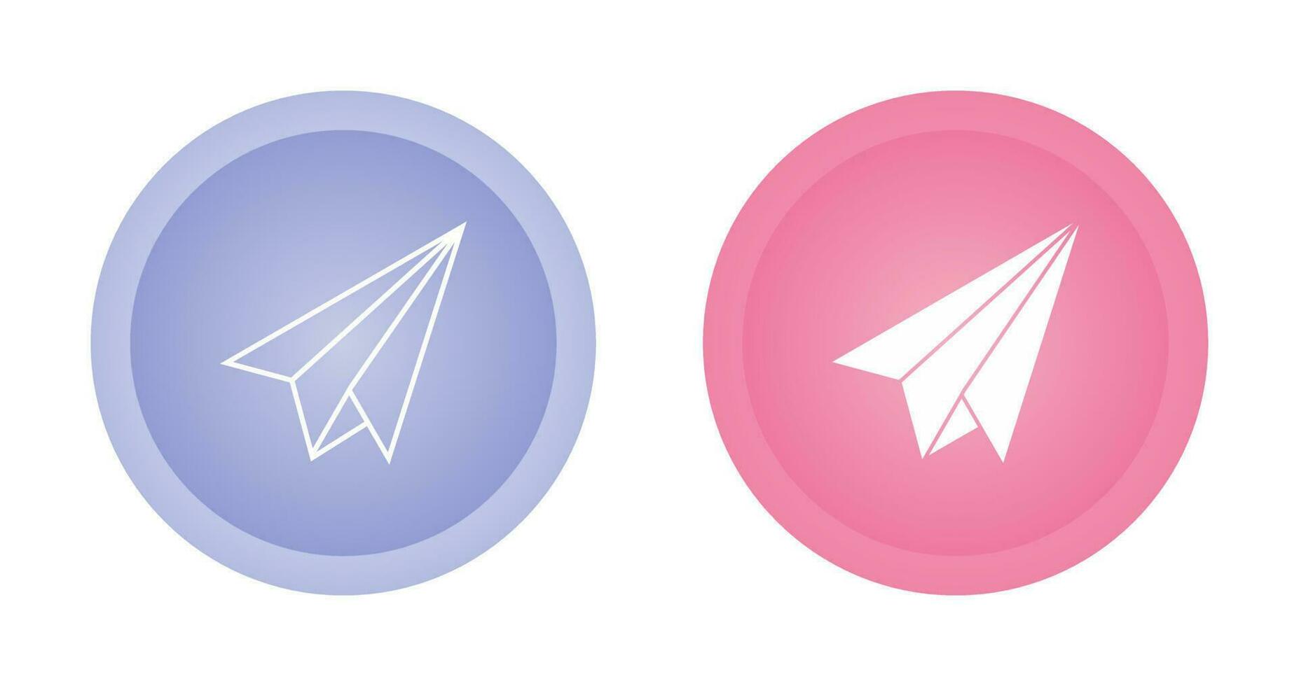 Paper Plane Vector Icon
