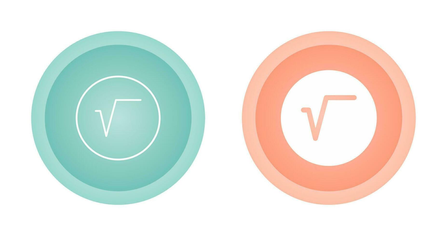 Square Root Symbol Vector Icon