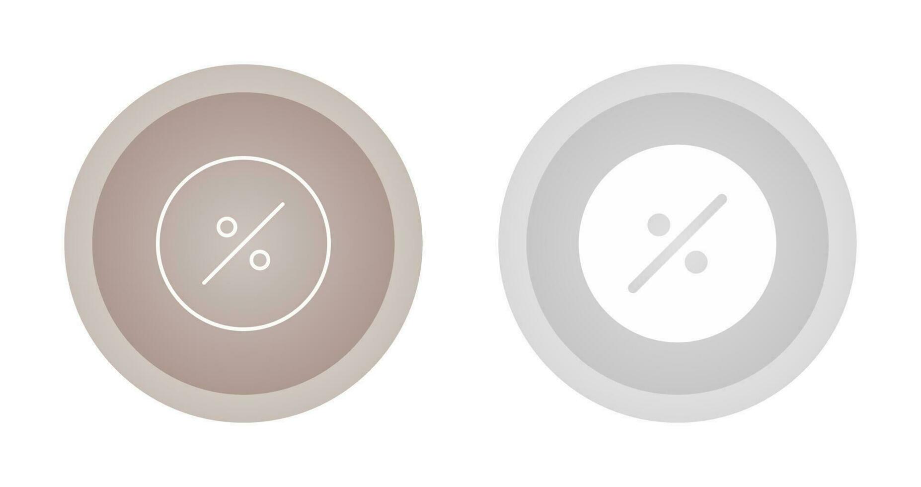 Percentage Symbol Vector Icon