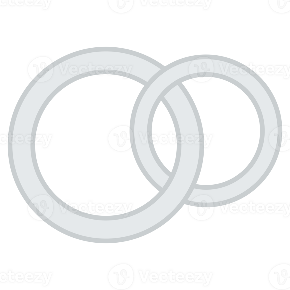 Wedding Rings Silver png