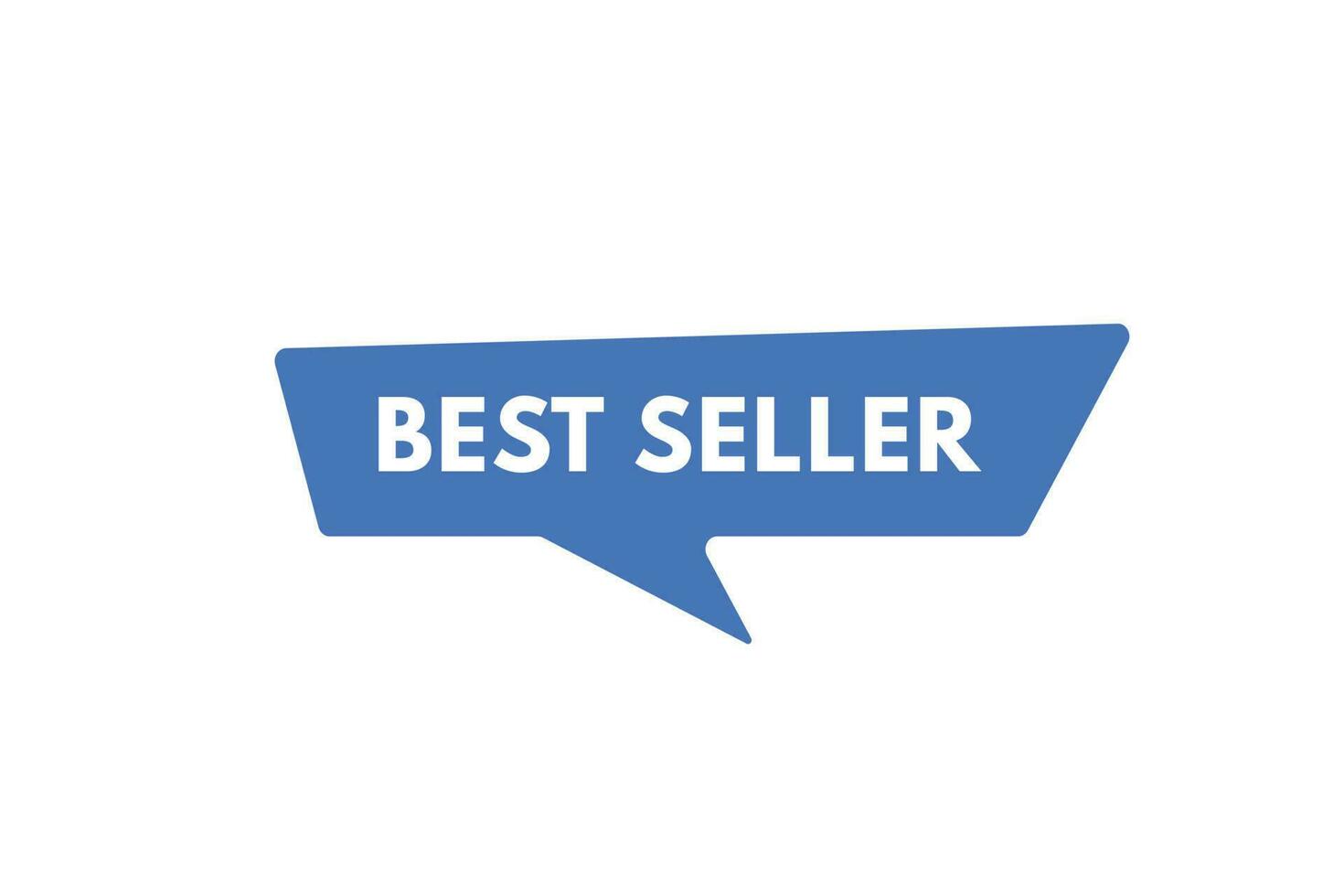 Best Seller text Button. Best Seller Sign Icon Label Sticker Web Buttons vector