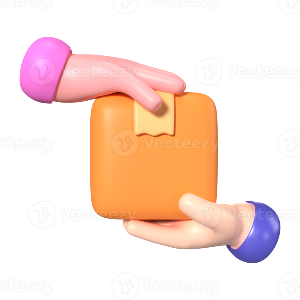 Package Received 3D Illustration Icon png