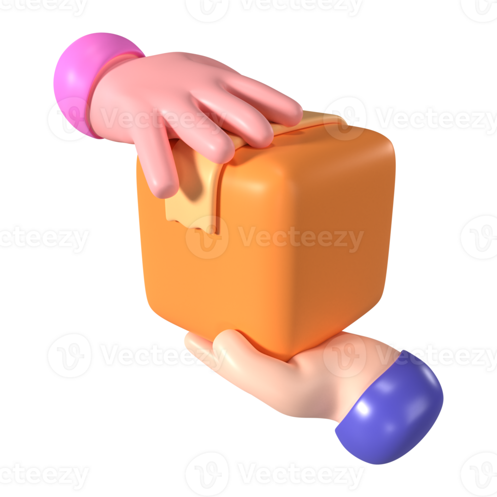 Package Received 3D Illustration Icon png