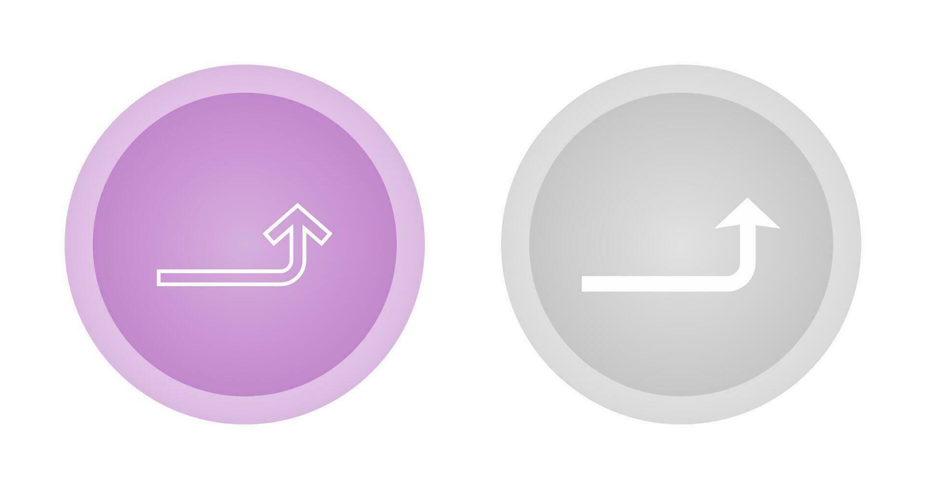 Turn Up Vector Icon