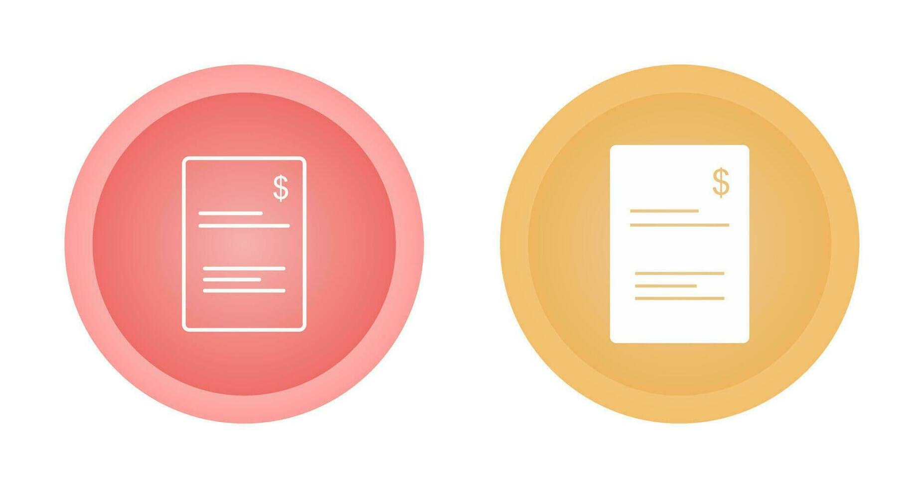 BIlling Vector Icon