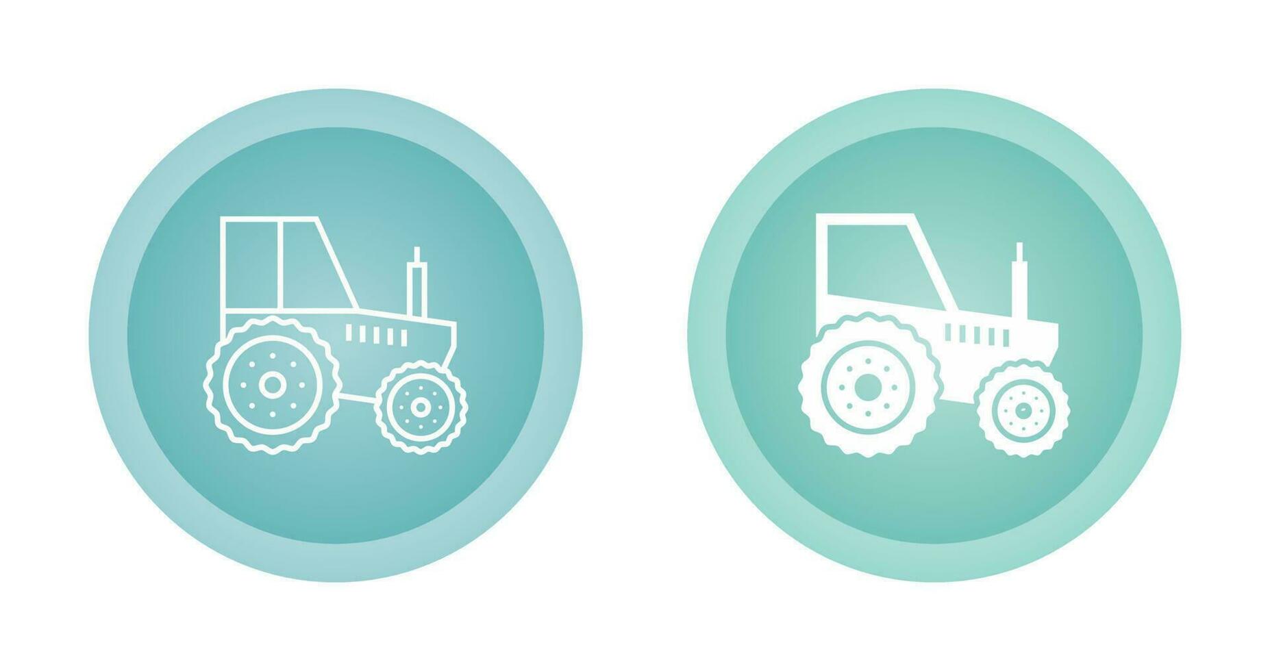 icono de vector de tractor