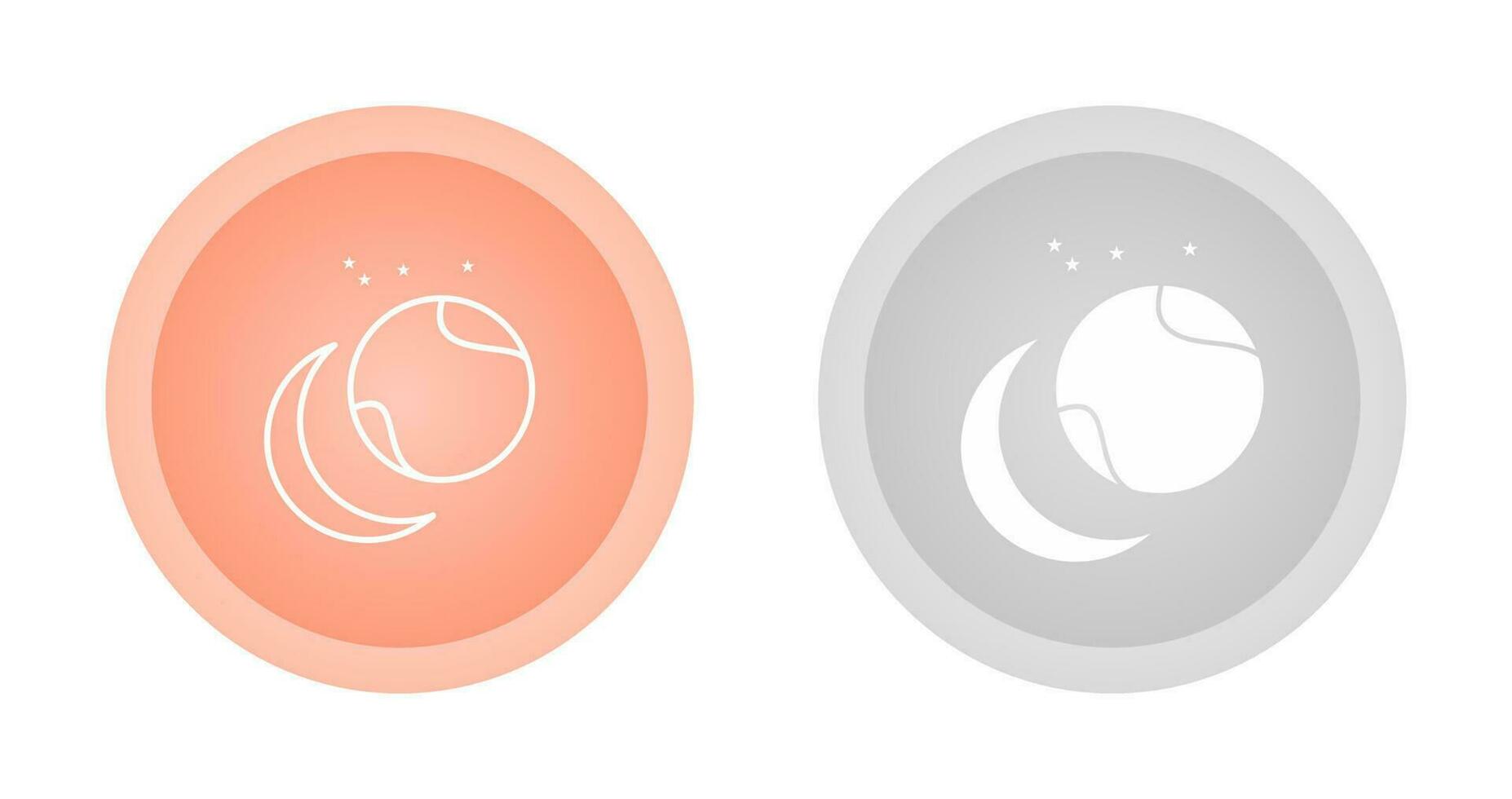 Star Orbitting Earth Vector Icon