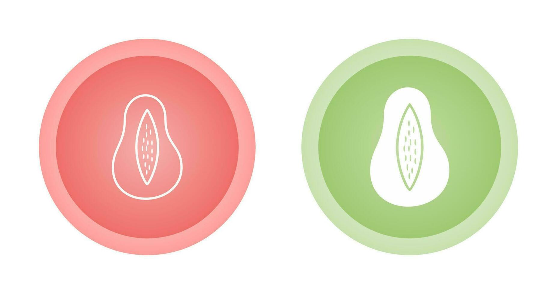 Papaya Vector Icon