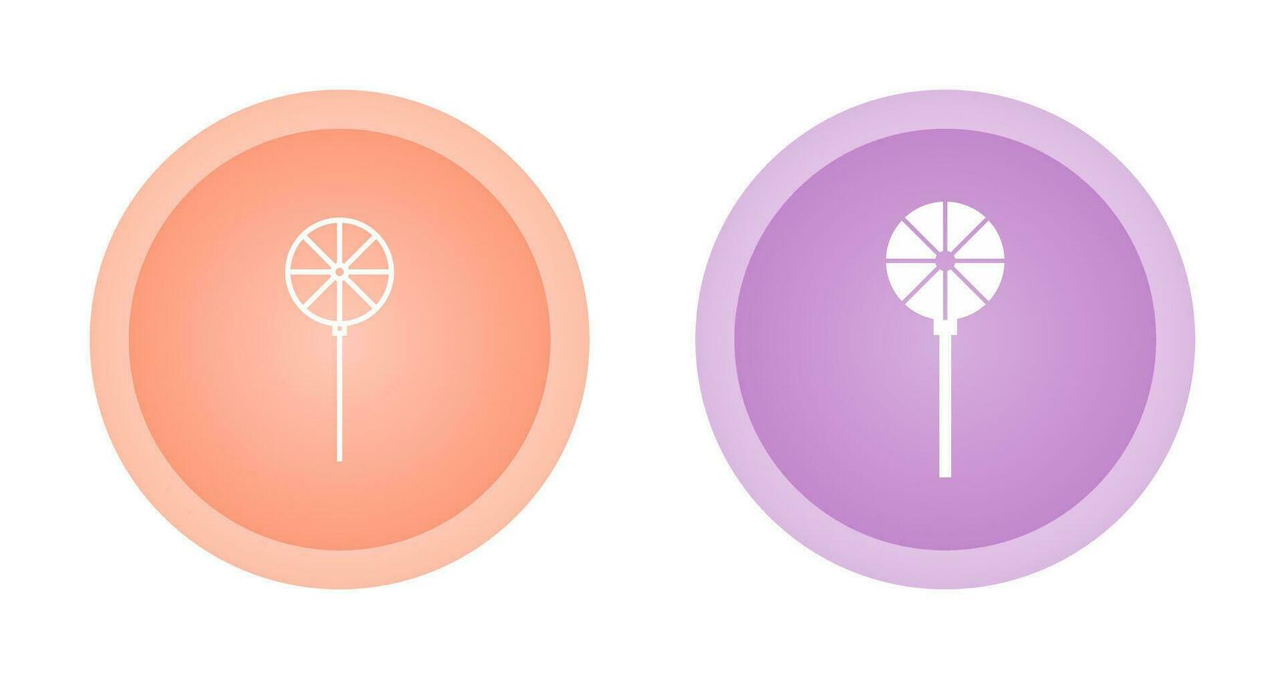 Pin Wheel Vector Icon