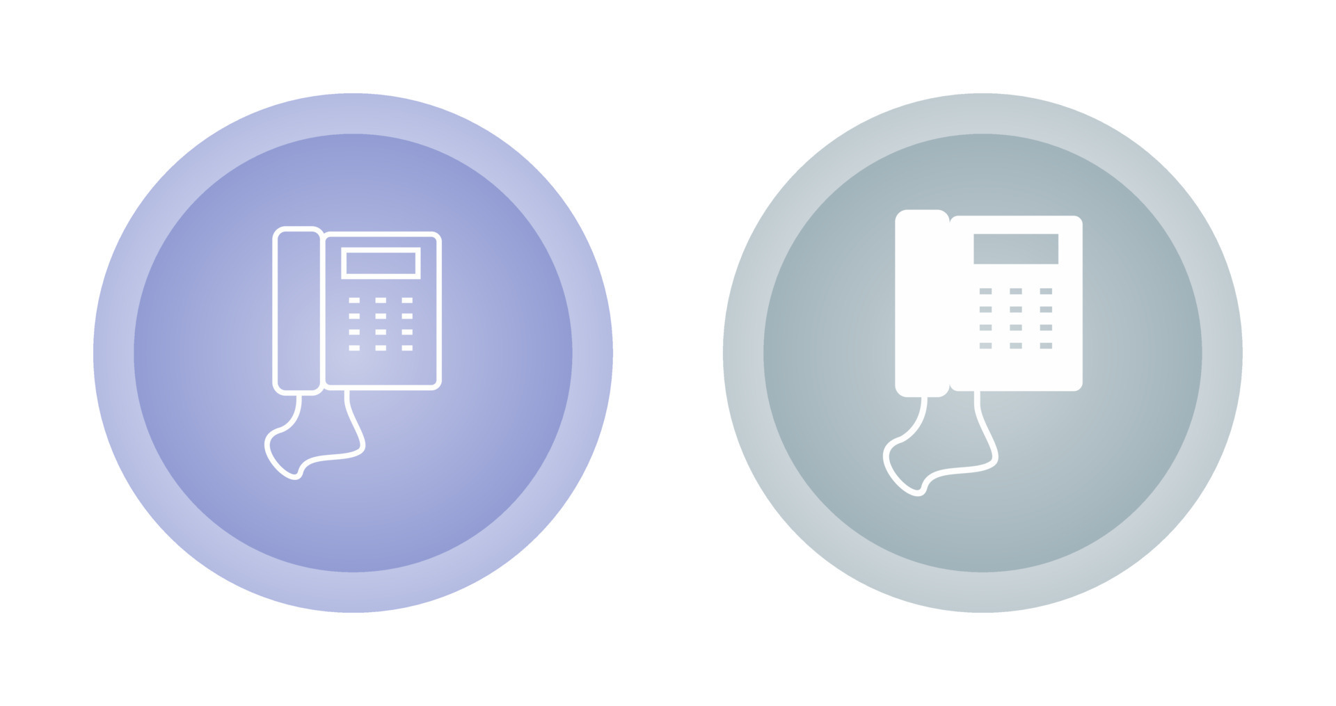 Telephone Set Vector Icon 23653359 Vector Art at Vecteezy