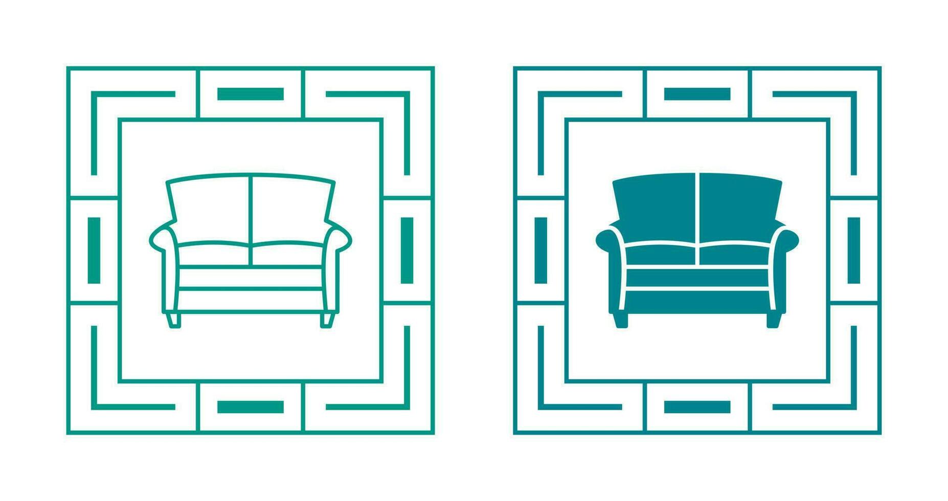 Double Bed Vector Icon