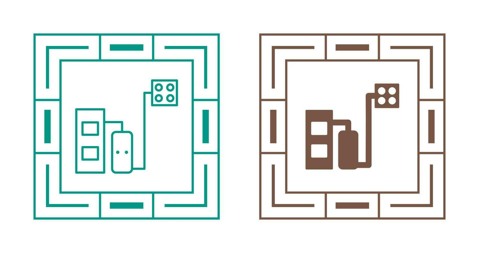 Solid Fuel Boiler Vector Icon