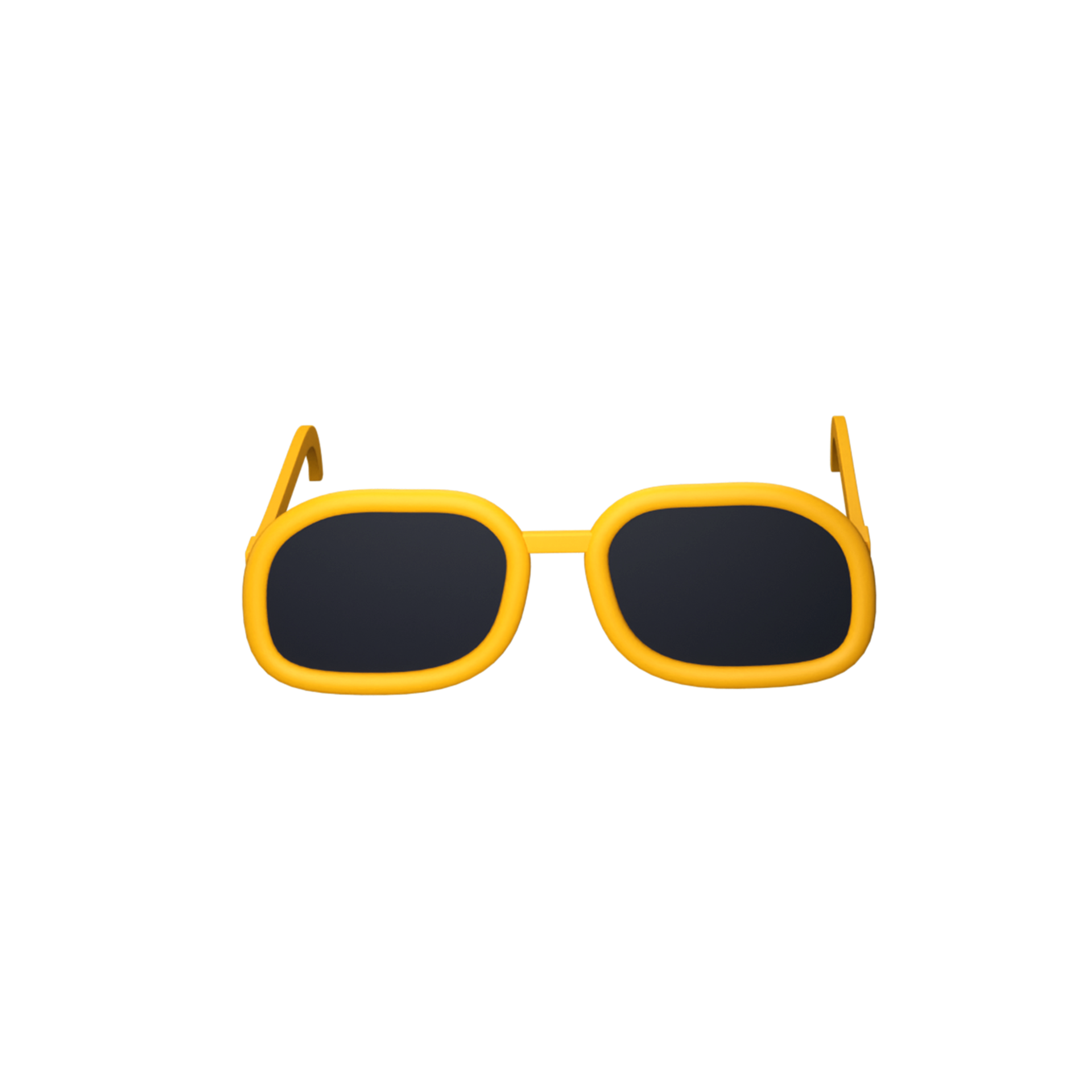 Yellow Sunglasses Icon In 3D Rendering. 23653545 PNG