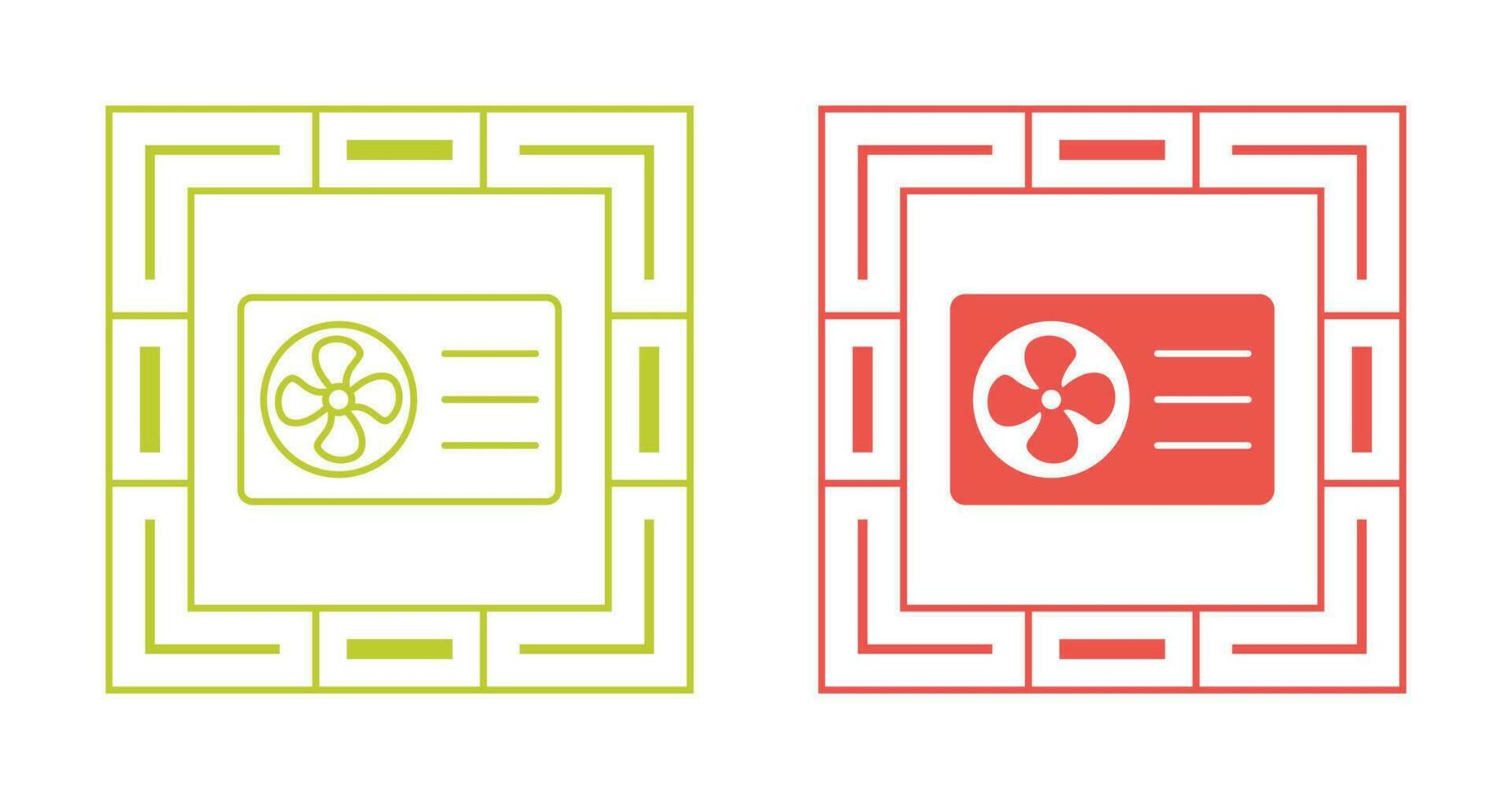 AC Outside Unit Vector Icon