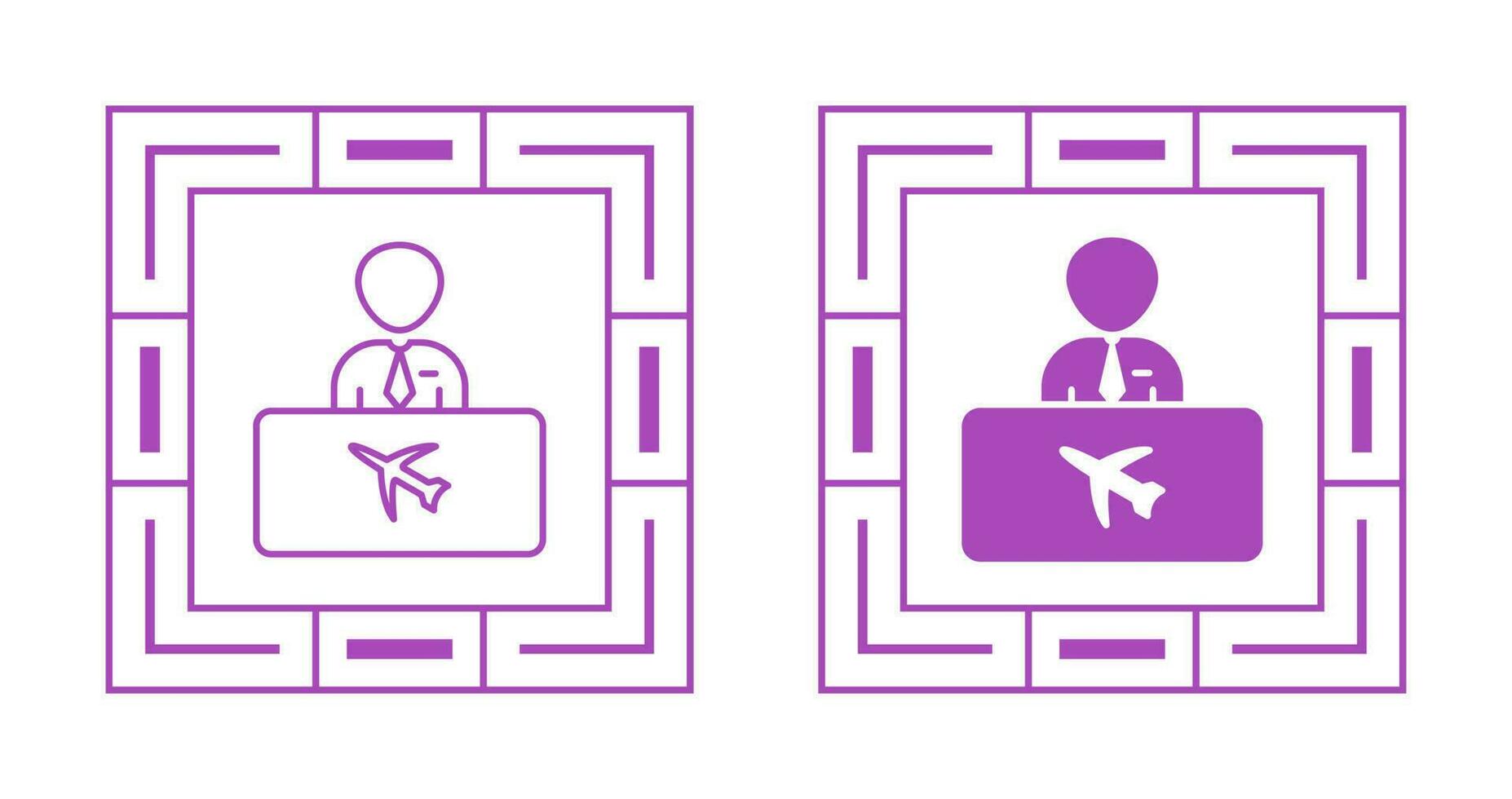 icono de vector de información de vuelo