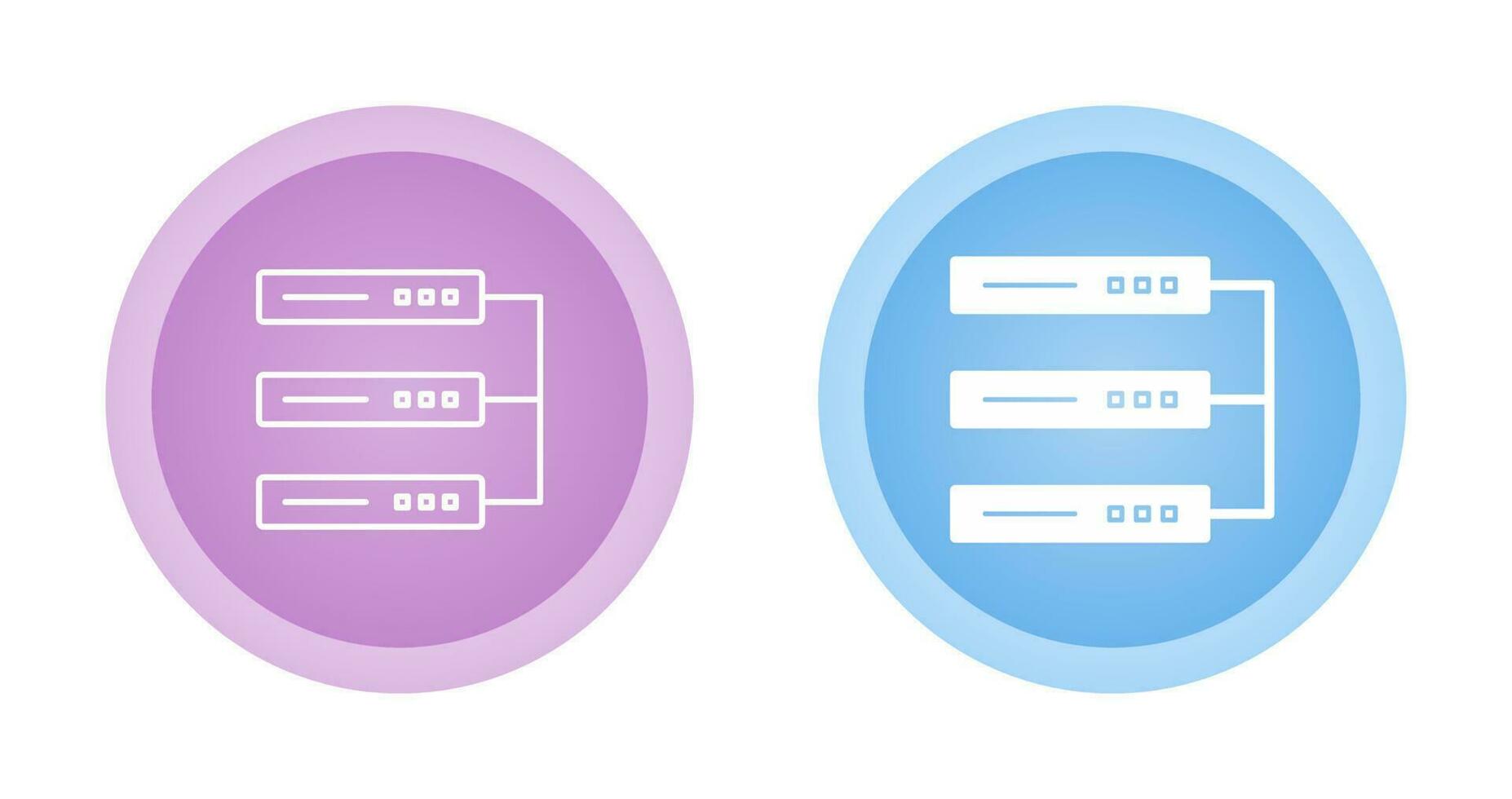 icono de vector de centro de datos