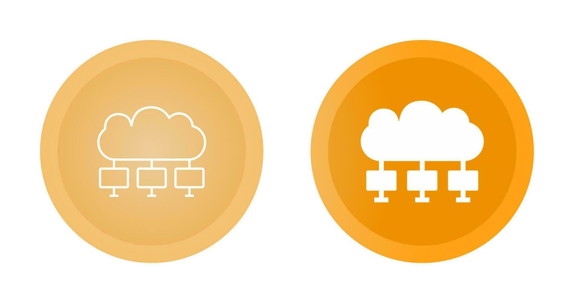 Cloud Computing Vector Icon