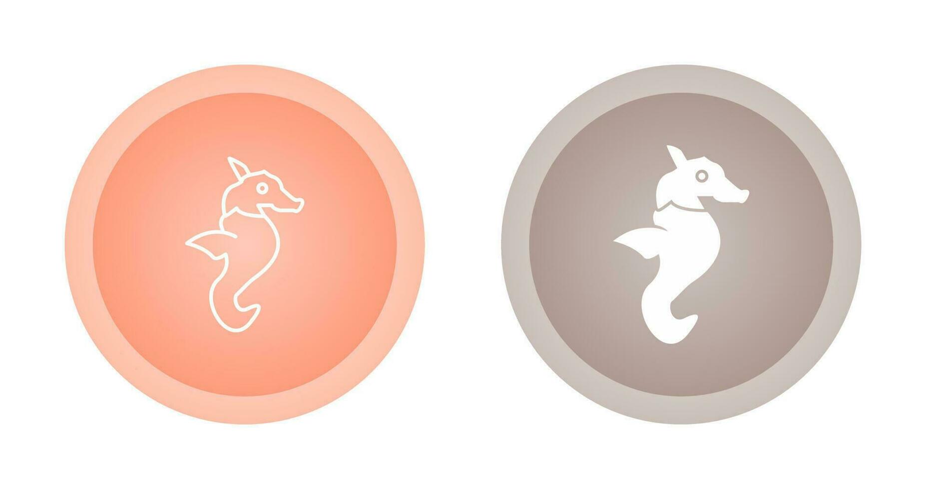 Seahorse Vector Icon
