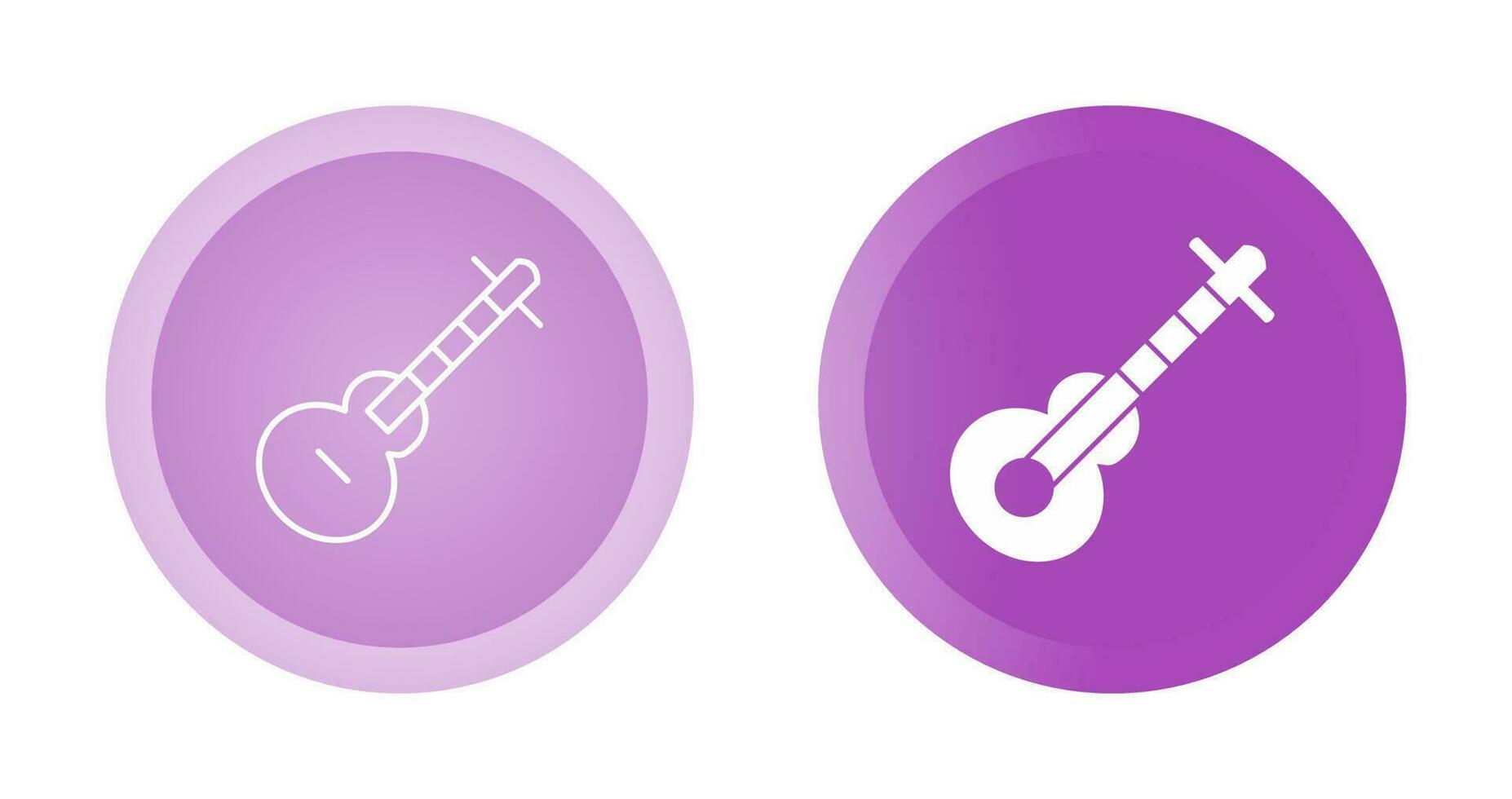 icono de vector de guitarra