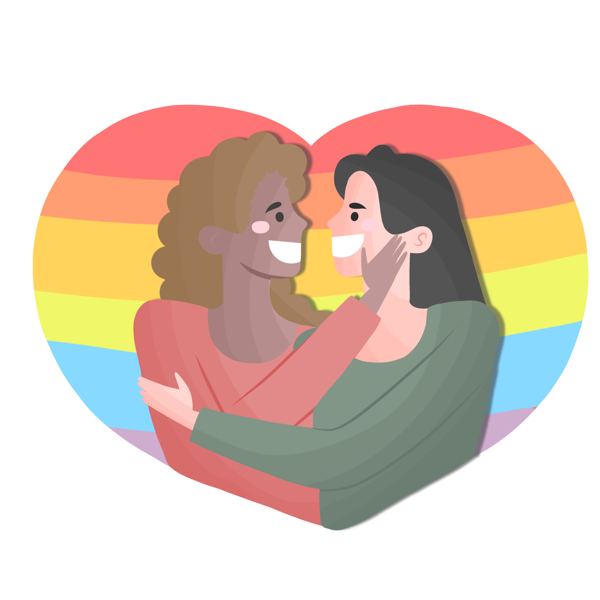 LGBTQ PRIDE month of people supporting LGBT plus rights and movements