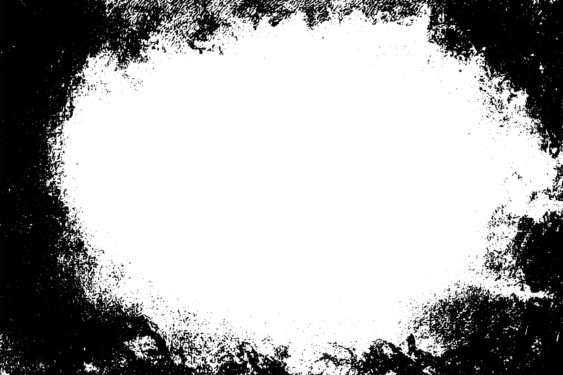 Grunge border texture background. Abstract frame overlay. PNG graphic