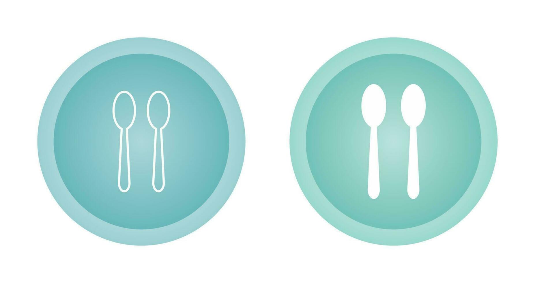 Spoons Vector Icon